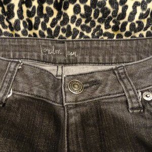 Victoria's Secret London Jeans Pants Dark Gray Bootcut Size 8 Womens Vintage